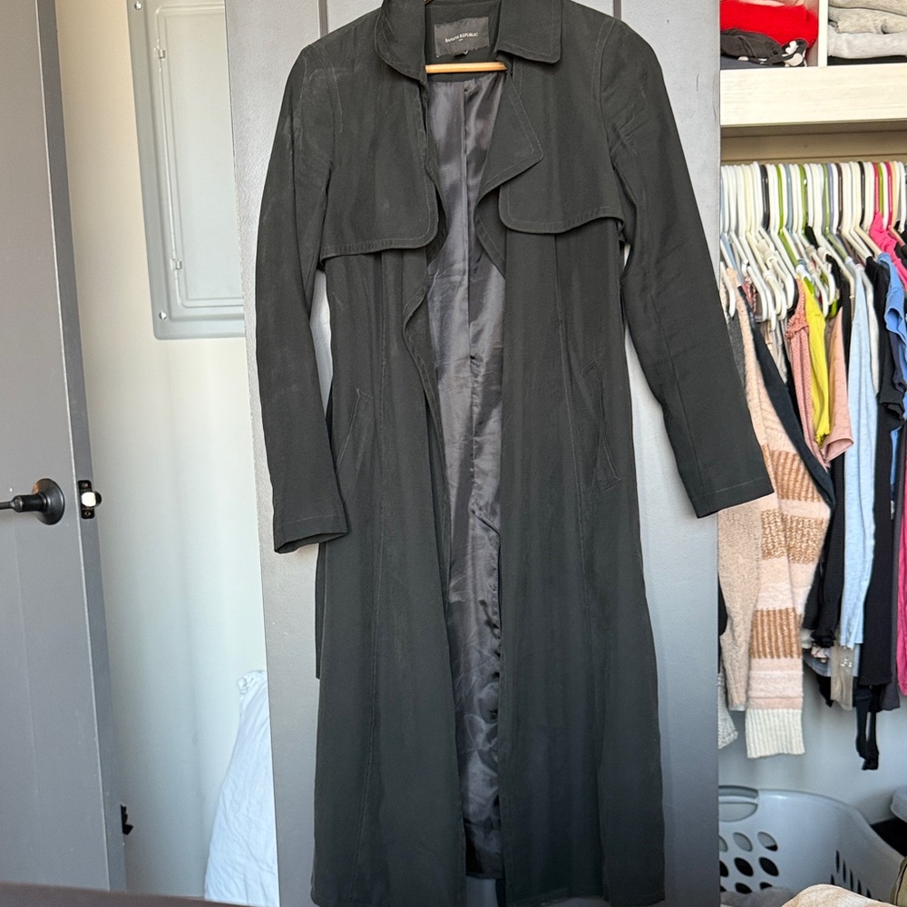 Banana Republic Black Women's Long Coat
